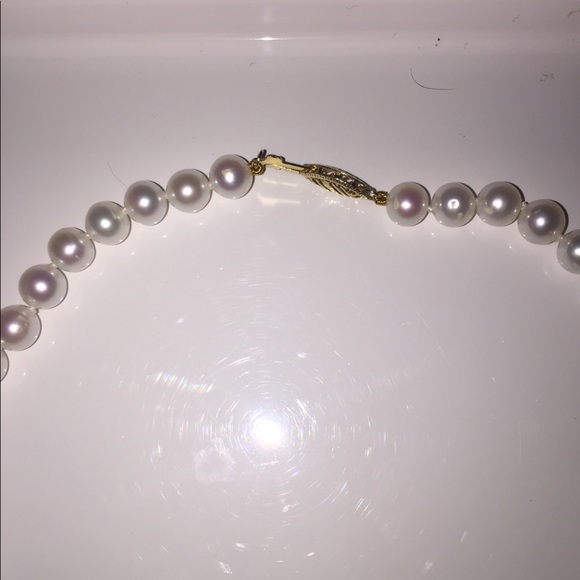 SOLD - Genuine pearl necklace - Picture 3 of 4